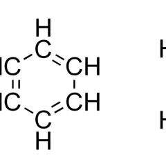 Strukturen von Benzol, Cyclohexadien und Benzol zeigen die Grundlagen der Aromaten-Chemie.