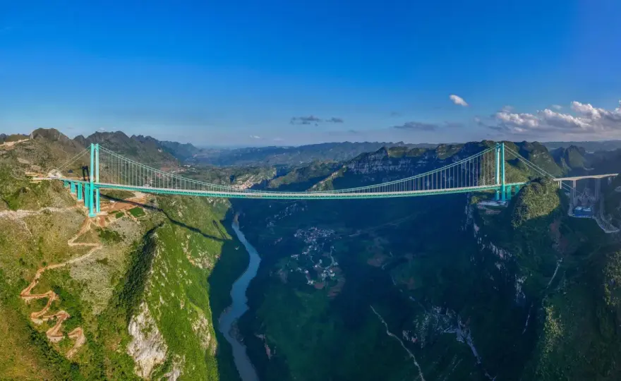 Huajiang-Brücke: So entsteht die höchste Brücke der Welt
